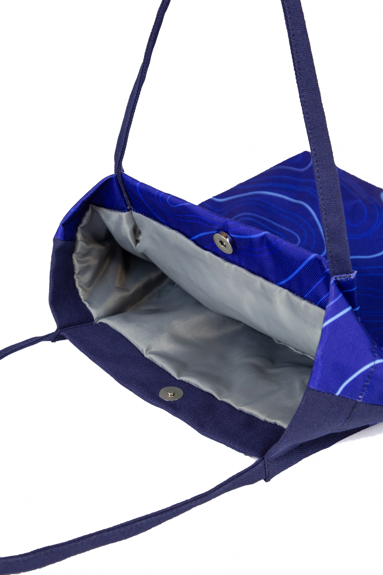 Шоппер 3 с кнопкой  абстракция